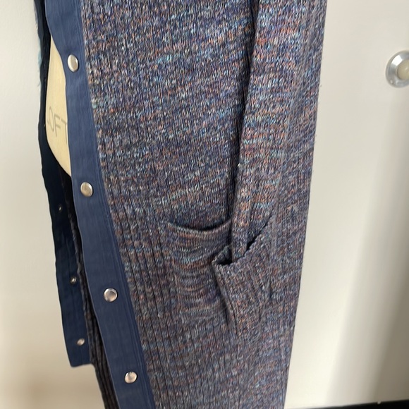 Free People long cardigan blue XS - Picture 4 of 8